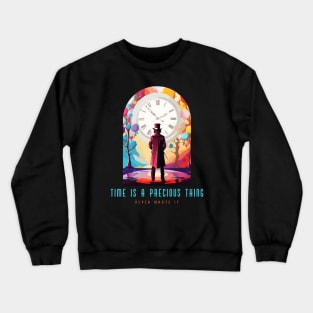 Time Is a Precious Thing Chocolate Factory Crewneck Sweatshirt